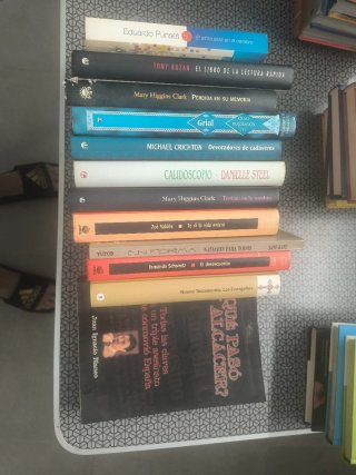 Lote de 12 libros