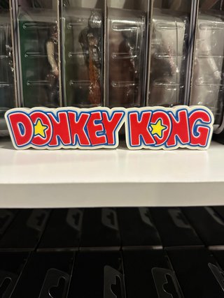 Donkey Kong arcade 3D logo