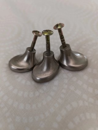 Pack de 3 pomos tiradores para mueble