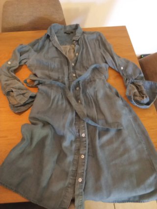 Vestido de jean con bolsillos