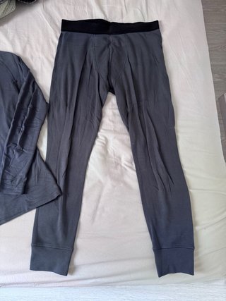 Conjunto de Ropa Térmica Gris Hombre