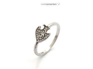 anillo plata 925mm con piedra con circonita