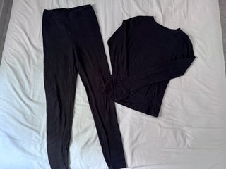 Conjunto de Ropa Térmica Negro