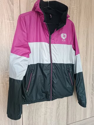 Chaqueta Tricolor con Capucha. T. L