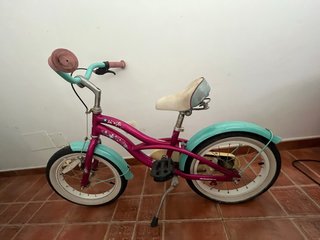 Bicicleta Infantil Rosa y Turquesa