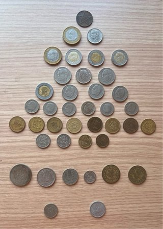 Lote de monedas de África