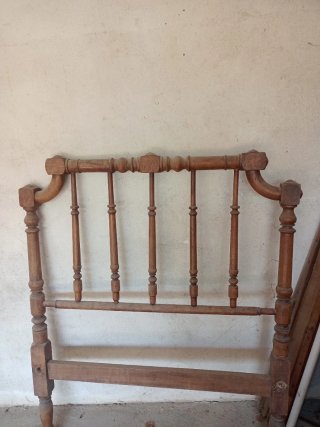 Cabecera cama antigua
