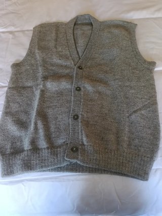 Chaleco de Lana y Alpaca Gris
