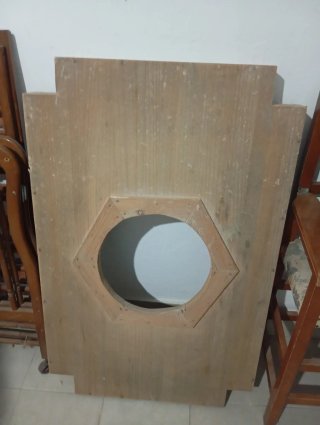 Tarima de madera maciza 72x114 cm