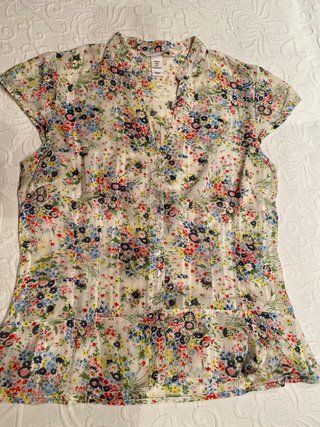 Blusa Flores H&M Talla S