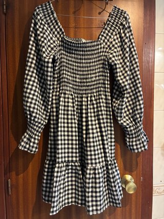 Vestido de Cuadros Talla Única
