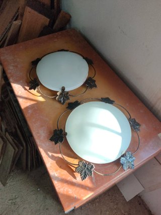 Set de 2 Plafones de Techo con Hojas