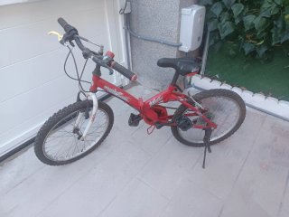 Bicicleta Infantil 20 Pulgadas Roja