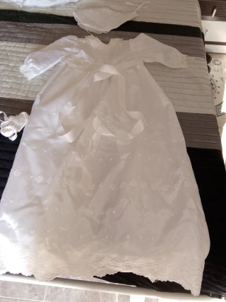 Vestido de Bautizo Blanco