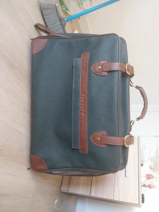 Maleta Vintage Sendero Verde y Marrón