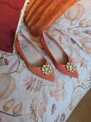 Zapatos de Fiesta Naranja Carles Pla