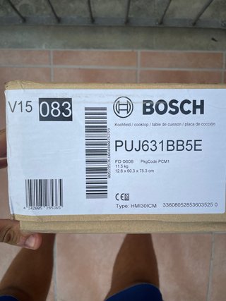 Placa de inducción Bosch PUJ631BB5E