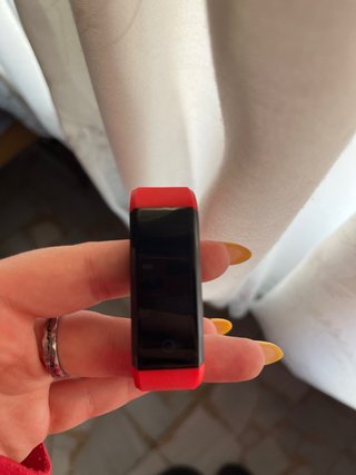 Reloj inteligente deportivo rojo