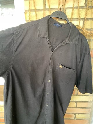 Camisa Polo Burberry Negra Talla XXL