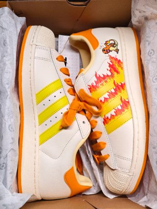 Adidas Superstar II x Pokemon Charmander