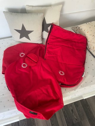 Pack Fundas y Saco Bugaboo Cameleon Rojo