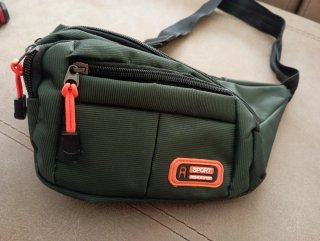 Riñonera Deportiva Verde Oliva