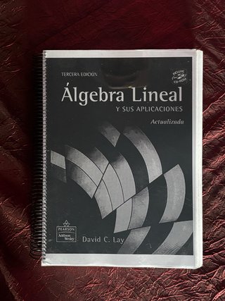 Libro Impreso: Algebra Lineal y sus aplicaciones