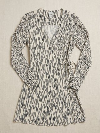 Vestido cruzado ICNI estampado