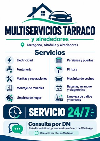 MULTISERVICIOS TARRACO | Servicio 24/7