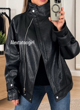 Cazadora Biker Zara xs