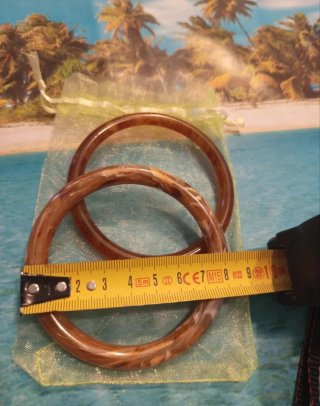 Set di 2 bracciali rigidi