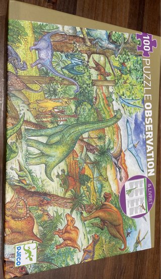 Puzzle Djeco Dinosaurios 100 piezas