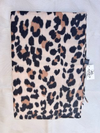 Bufanda con Estampado de Leopardo