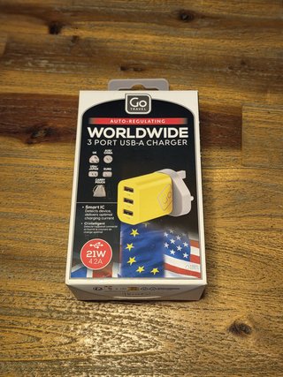 Cargador Universal Go Travel 3 Puertos USB-A