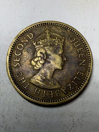 Moneta 5 centesimi Belize 1974