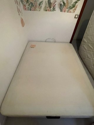 Somier Tapizado Beige