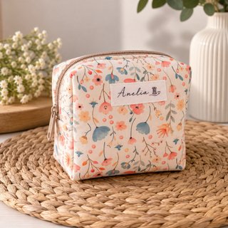 Neceser Artesanal Estampado Floral