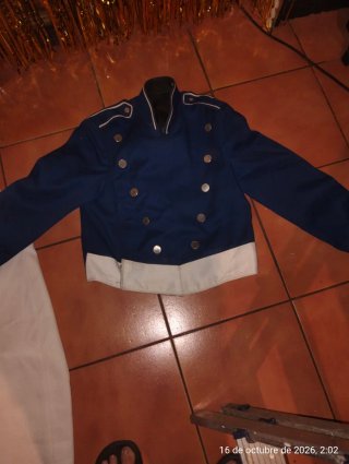 Traje de Banda Americano Azul