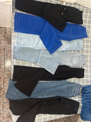Lote de 7 Pantalones Tejanos Largos