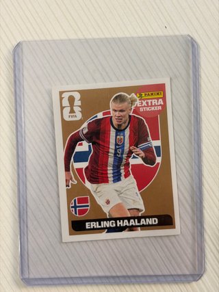 Cromo Extra Sticker Bronce Erling Haaland 2026
