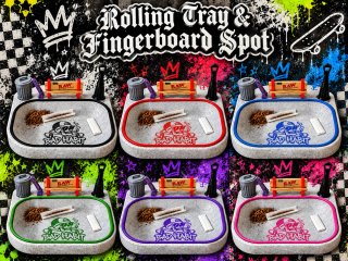 Bandeja Rolling Tray y Fingerboard Spot