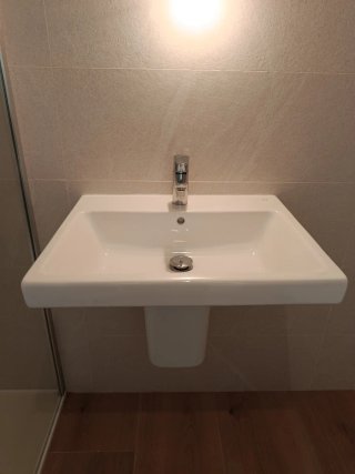 Lavabo Roca de Porcelana con Semipedestal