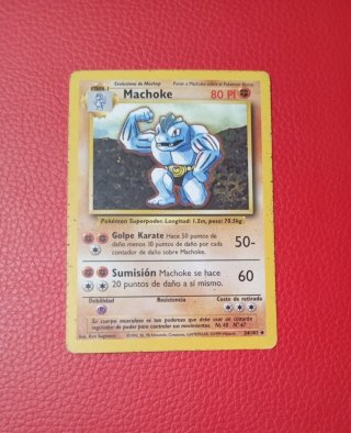 Carta Pokémon Machoke set básico