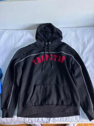 Sudadera Trapstar Negra y Roja