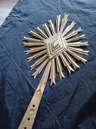 Resplandor antiguo para imagen religiosa hasta 90