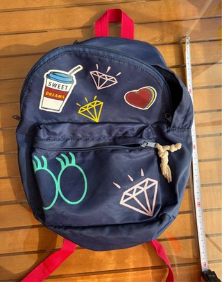 Mochila Infantil Azul con capucha extraible