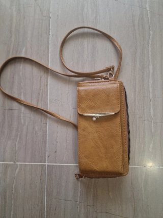 Bolso Bandolera Marrón Cámel. En perfecto estado.