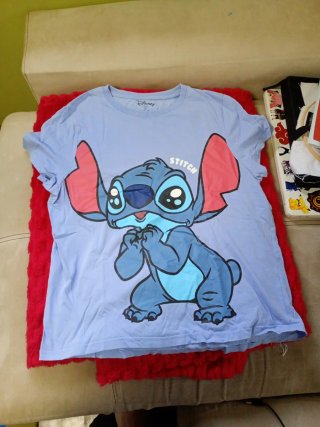 Camiseta Disney Stitch Azul