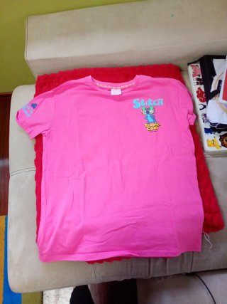 Camiseta Rosa de Stitch
