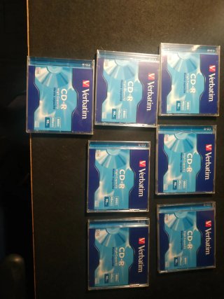 7 CD-R Verbatim 800MB